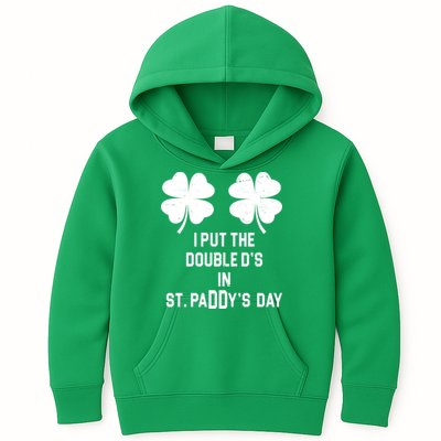 I Put The Double Ds In St Paddys Day Funny St Patrick's Day Kids Hoodie