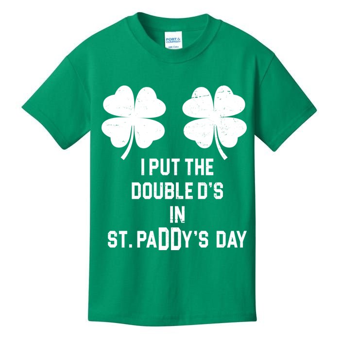 I Put The Double Ds In St Paddys Day Funny St Patrick's Day Kids T-Shirt