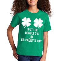 I Put The Double Ds In St Paddys Day Funny St Patrick's Day Kids T-Shirt