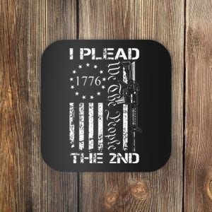 I Plead The 2nd Amendment We The People Usa Ar15 Pro Gun Coaster