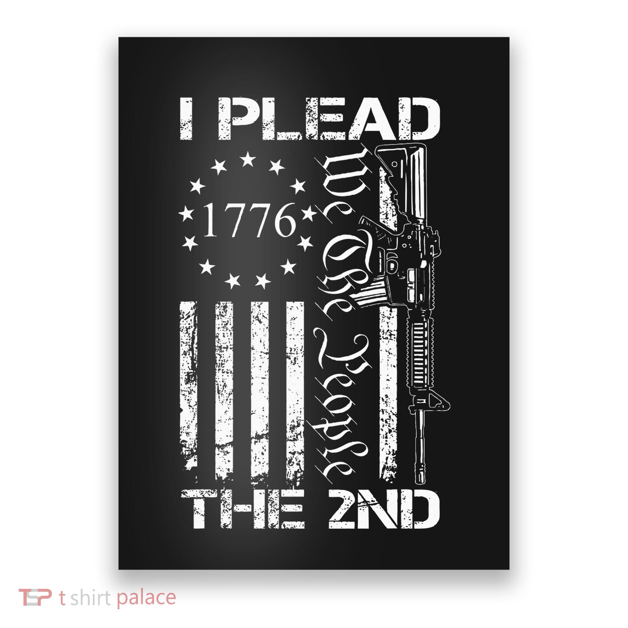 I Plead The 2nd Amendment We The People Usa Ar15 Pro Gun Poster