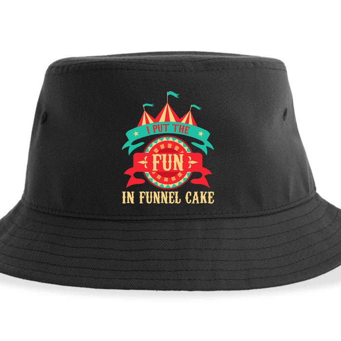I Put The Fun In Funnel Cake Circus Birthday Party Costume Sustainable Bucket Hat