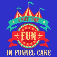 I Put The Fun In Funnel Cake Circus Birthday Party Costume Stripe Pom Pom Beanie
