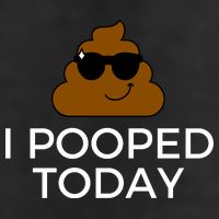 I Pooped Today Funny Poop Golf Towel