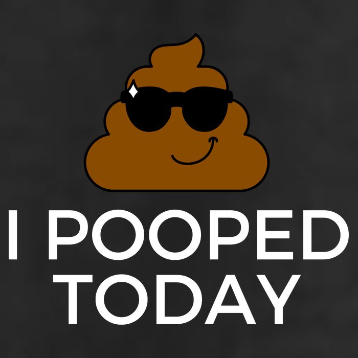 I Pooped Today Funny Poop Golf Towel