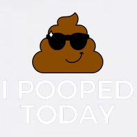 I Pooped Today Funny Poop Garment-Dyed Sweatshirt