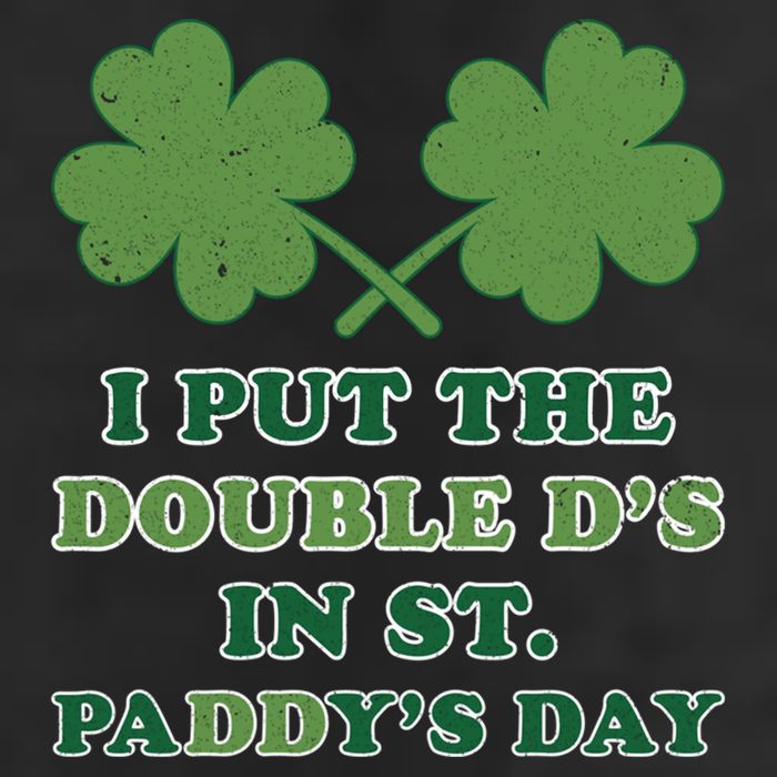 I Put The Double Ds In St Paddys Day Funny St Patricks Boobs Gift Adult Drive Performance Visor