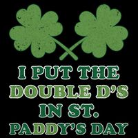 I Put The Double Ds In St Paddys Day Funny St Patricks Boobs Gift Wool Snapback Cap