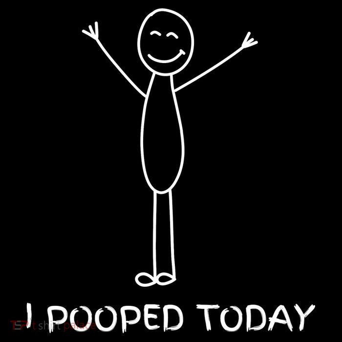 I Pooped Today Funny Poop Apron