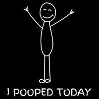 I Pooped Today Funny Poop 7-Panel Snapback Hat