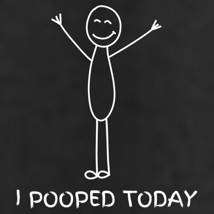 I Pooped Today Funny Poop Golf Towel