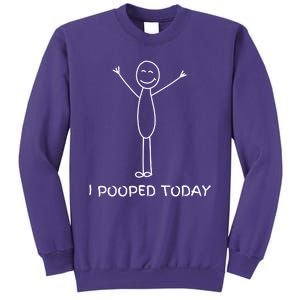 I Pooped Today Funny Poop Sweatshirt