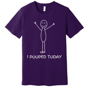 I Pooped Today Funny Poop Premium T-Shirt