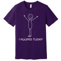 I Pooped Today Funny Poop Premium T-Shirt