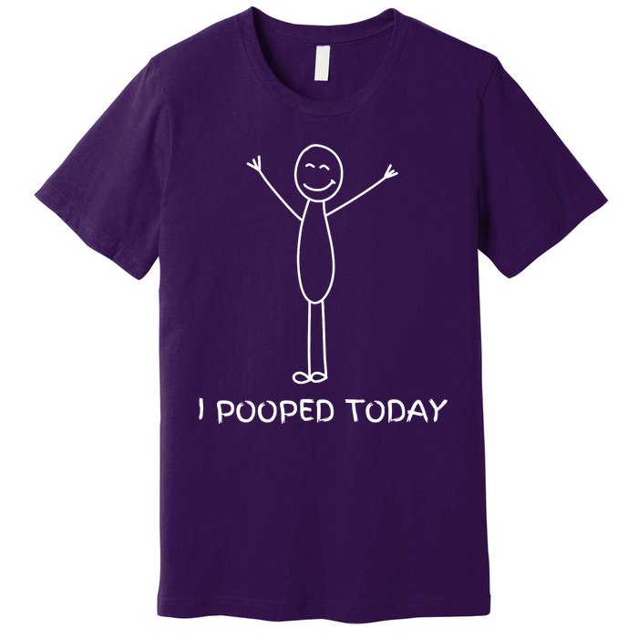 I Pooped Today Funny Poop Premium T-Shirt