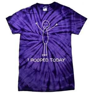 I Pooped Today Funny Poop Tie-Dye T-Shirt