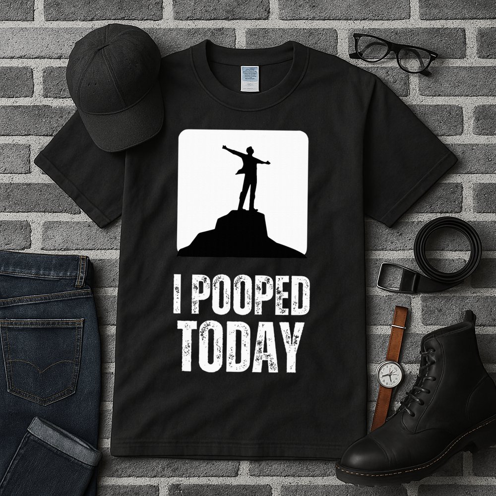 I Pooped Today Tall T-Shirt