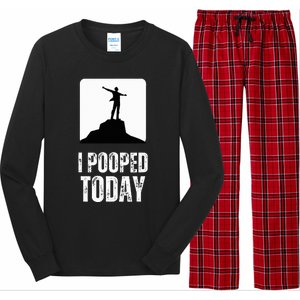 I Pooped Today Long Sleeve Pajama Set