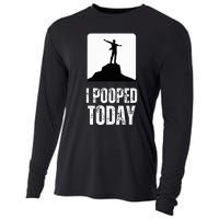 I Pooped Today Cooling Performance Long Sleeve Crew