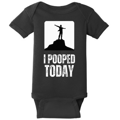 I Pooped Today Baby Bodysuit