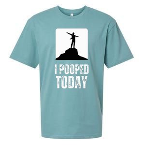 I Pooped Today Sueded Cloud Jersey T-Shirt