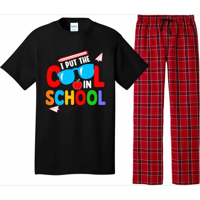 I Put The Cool School Back To School Gift Teacher Student Pajama Set