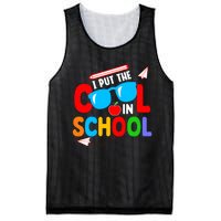 I Put The Cool School Back To School Gift Teacher Student Mesh Reversible Basketball Jersey Tank