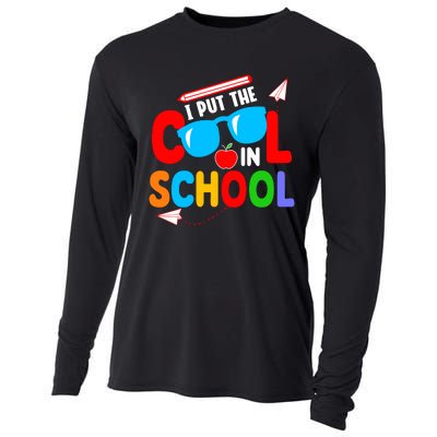 I Put The Cool School Back To School Gift Teacher Student Cooling Performance Long Sleeve Crew