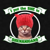 I Put The She In Shenanigans T St PaddyS Day Edition Ladies PosiCharge Tri-Blend Wicking Tank