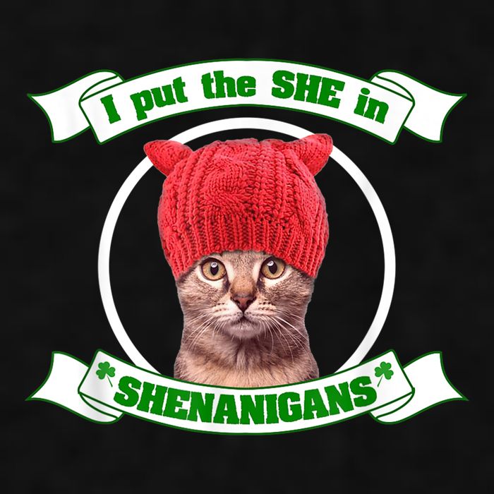 I Put The She In Shenanigans T St PaddyS Day Edition Ladies PosiCharge Tri-Blend Wicking Tank