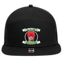 I Put The She In Shenanigans T St PaddyS Day Edition 7 Panel Mesh Trucker Snapback Hat