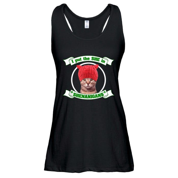 I Put The She In Shenanigans T St PaddyS Day Edition Ladies Essential Flowy Tank