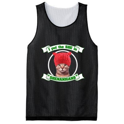 I Put The She In Shenanigans T St PaddyS Day Edition Mesh Reversible Basketball Jersey Tank