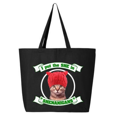 I Put The She In Shenanigans T St PaddyS Day Edition 25L Jumbo Tote