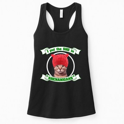 I Put The She In Shenanigans T St PaddyS Day Edition Womens Tank Top