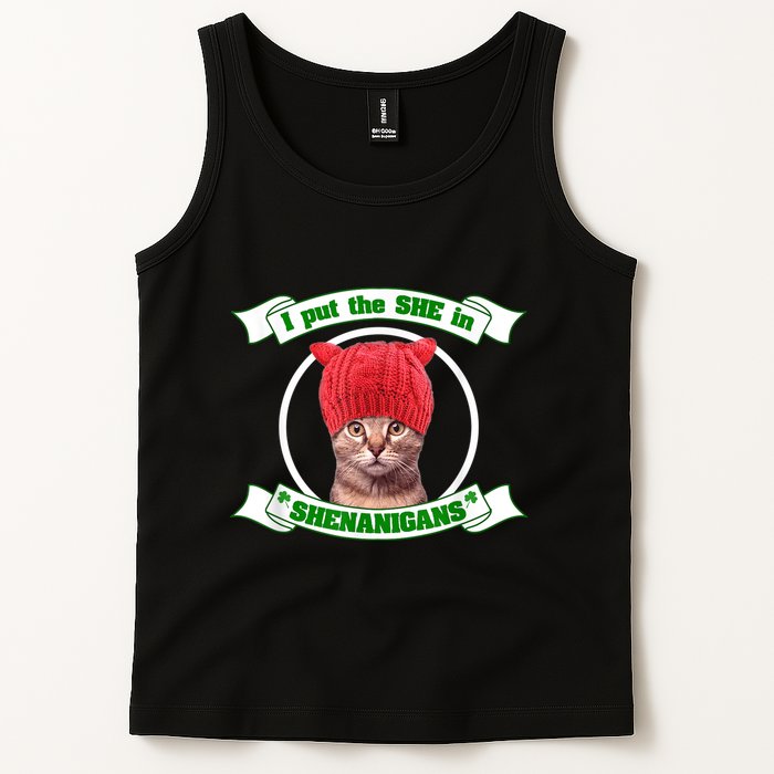 I Put The She In Shenanigans T St PaddyS Day Edition Tank Top