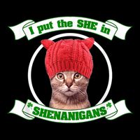 I Put The She In Shenanigans T St PaddyS Day Edition Wool Snapback Cap