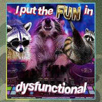 I Put The Sun Dysfunctional Racoon Meme Legacy Tie Dye Trucker Hat