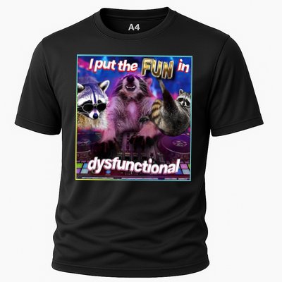 I Put The Sun Dysfunctional Racoon Meme Performance Shirt
