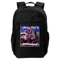 I Put The Sun Dysfunctional Racoon Meme Backpack