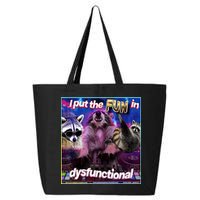 I Put The Sun Dysfunctional Racoon Meme 25L Jumbo Tote