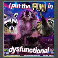 I Put The Sun Dysfunctional Racoon Meme Vector Backpack