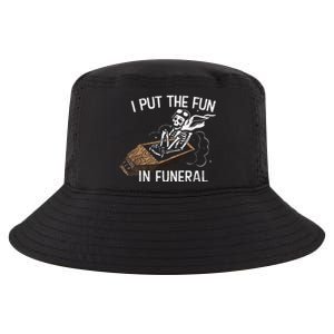 I Put The Fun In Funeral Skeleton Cool Comfort Performance Bucket Hat