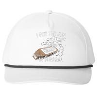 I Put The Fun In Funeral Skeleton Snapback Five-Panel Rope Hat