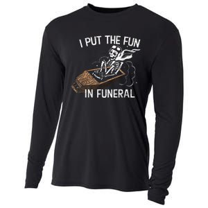 I Put The Fun In Funeral Skeleton Cooling Performance Long Sleeve Crew