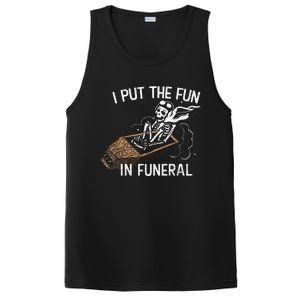 I Put The Fun In Funeral Skeleton PosiCharge Competitor Tank