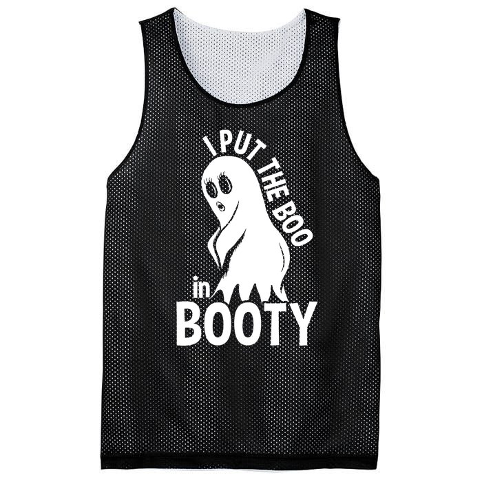 I Put The Boo In Booty Mesh Reversible Basketball Jersey Tank