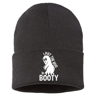 I Put The Boo In Booty Sustainable Knit Beanie