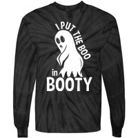 I Put The Boo In Booty Tie-Dye Long Sleeve Shirt