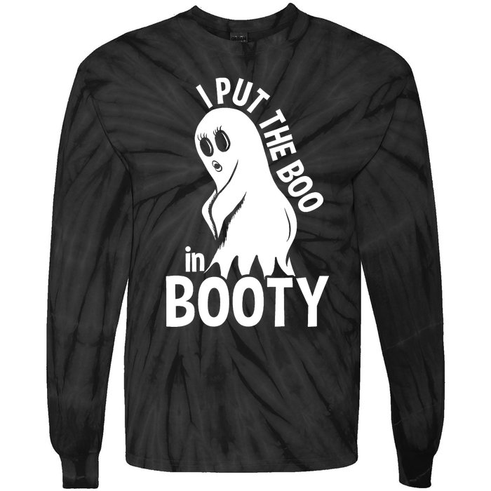 I Put The Boo In Booty Tie-Dye Long Sleeve Shirt